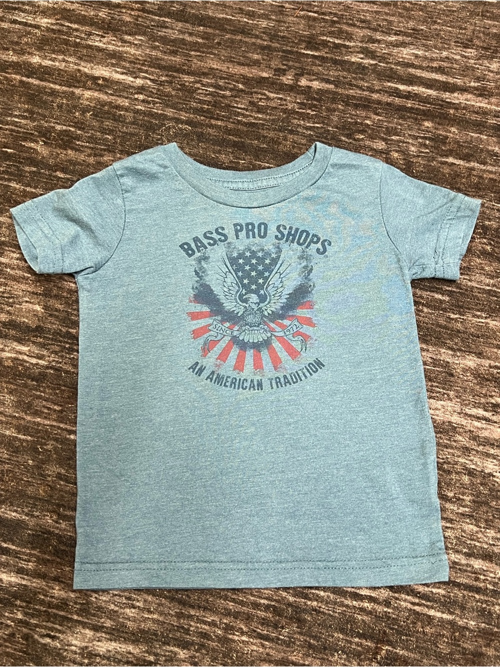 Bass Pro Shops Blue Graphic Tee for Kids - 4T